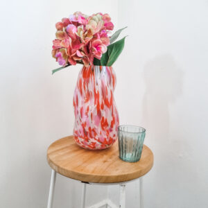 Anna Von Lipa, Confetti Squeeze Vase, Mandarin